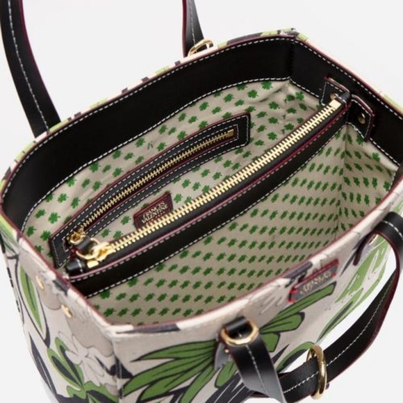 Frances Valentine Small Chloe Merida Leaf Canvas - Picture 3 of 6